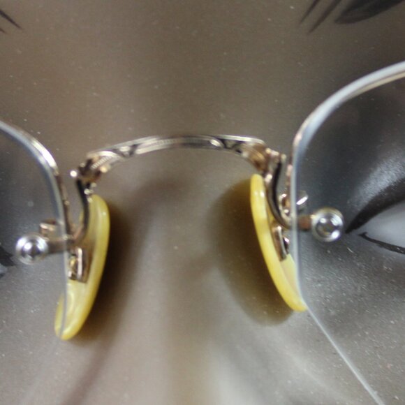 Shuron Antique 1930 Circa Gold Filled Filigree Art Noveau Wire Octagon - Picture 4 of 7